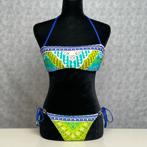 Trina Turk Seychelles Swim and Spa collection 2 piece size 8 NWT - Picture 6 of 6